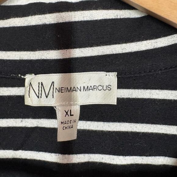 Neiman Marcus Knit Stripe Blazer Jacket Casual Career - XL - Picture 6 of 6